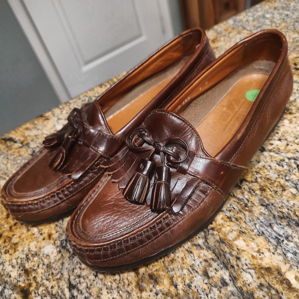 Johnson and Murphy Genuine Deerskin Men's Loafers Size 9M
